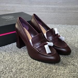 Vince Camuto Chelivia Block Heel Tassel Loafer NEW size 9